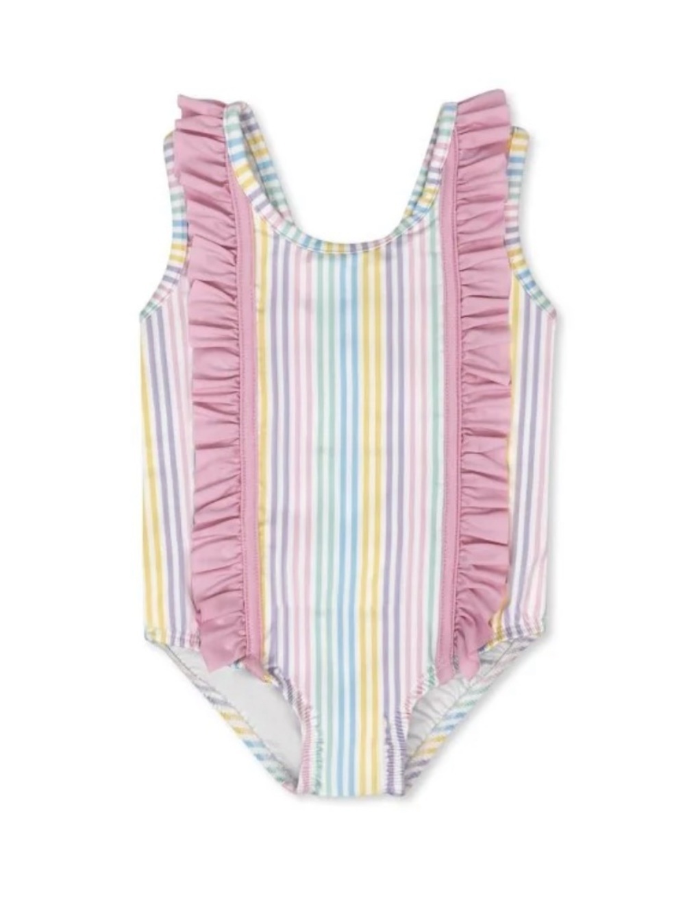 Lullaby Set Molly Swimsuit Petunia Pinstripe Pastel one piece size 12 months